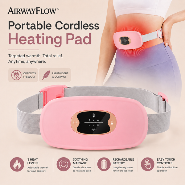 AirwayFlow Portable Cordless Heating Pad