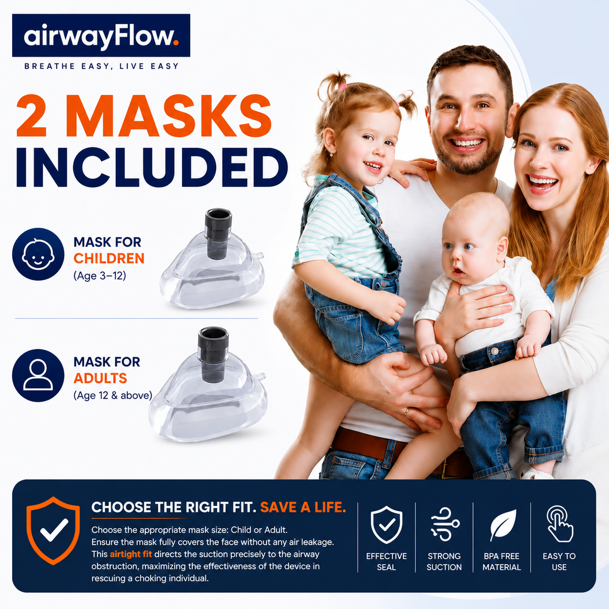 AirwayFlow™ Emergency Rescue Device