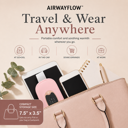 AirwayFlow Portable Cordless Heating Pad