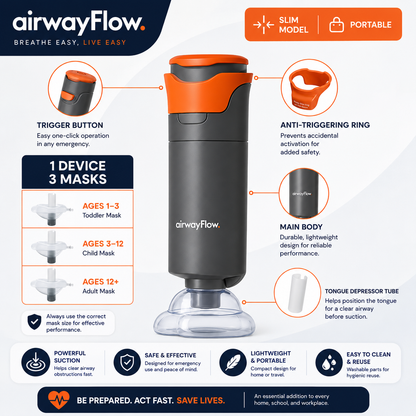 Airway Flow™ Choking Rescue Device