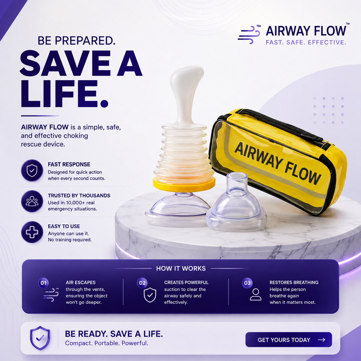 AirwayFlow™ Emergency Rescue Device